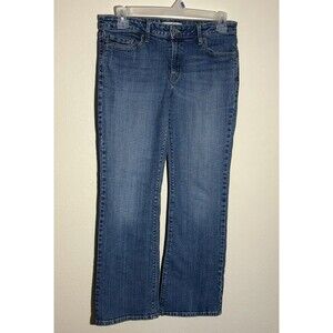 Levis 545 Jeans Womens‎ 12M Blue Low Boot Cut Denim Stretch Cowboy Flap Pockets